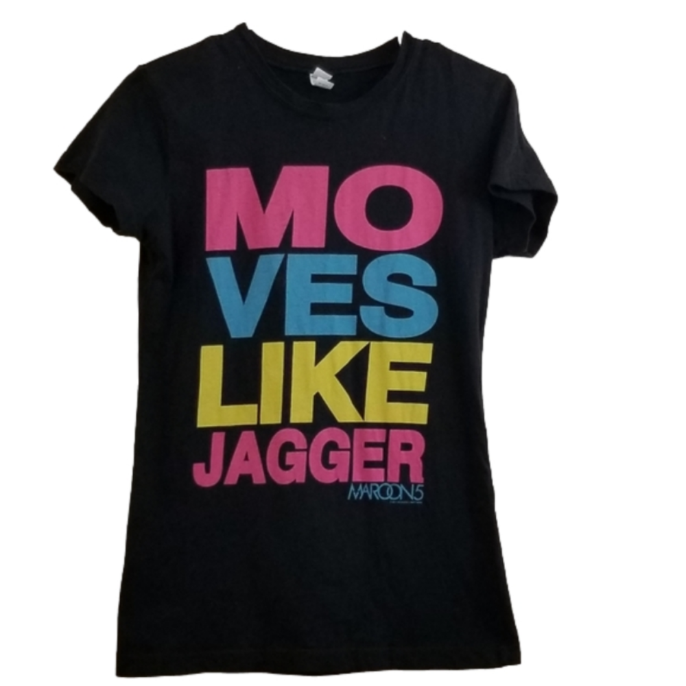 "MOVES like Jagger" Moroon5 cotton tee